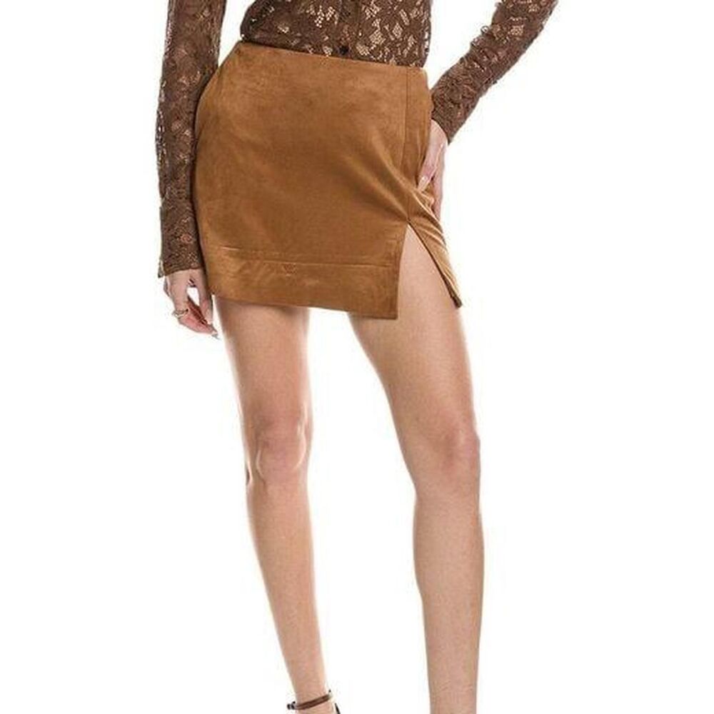 Bcbgmaxazria Women's Brown and Tan Skirt
